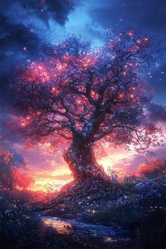 Erwachsene Diamond Painting DIY 5D Voll Bohren Set Sonnenuntergang Landschaft Baum Bild Diamant Gemälde Diamant Malerei Arts Craft Perfekt Für Entspannung Quadratischer Diamant 50x75cm C1181 Erwachsene Diamond Painting DIY 5D Voll Bohren Set Sonnenuntergang Landschaft Baum Bild Diamant Gemälde Diamant Malerei Arts Craft Perfekt Für Entspannung Quadratischer Diamant 50x75cm C1181 von Generic