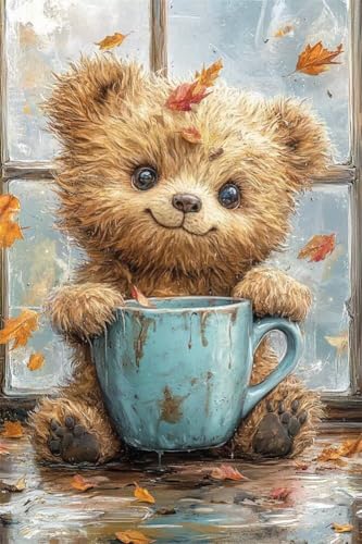 Erwachsene Diamond Painting DIY 5D Voll Bohren Set Süßer Teddybär Bild Diamant Gemälde Diamant Malerei Arts Craft Perfekt Für Entspannung Und Wand Decor Quadratischer Diamant 30x45cm B1382 Erwachsene Diamond Painting DIY 5D Voll Bohren Set Süßer Teddybär Bild Diamant Gemälde Diamant Malerei Arts Craft Perfekt Für Entspannung Und Wand Decor Quadratischer Diamant 30x45cm B1382 von Generic