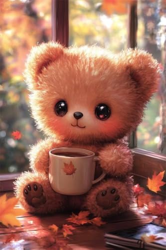 Erwachsene Diamond Painting DIY 5D Voll Bohren Set Süßer Teddybär Bild Diamant Gemälde Diamant Malerei Arts Craft Perfekt Für Entspannung Und Wand Decor Quadratischer Diamant 50x75cm B1379 Erwachsene Diamond Painting DIY 5D Voll Bohren Set Süßer Teddybär Bild Diamant Gemälde Diamant Malerei Arts Craft Perfekt Für Entspannung Und Wand Decor Quadratischer Diamant 50x75cm B1379 von Generic
