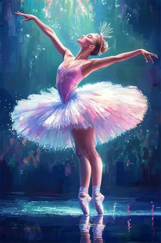Erwachsene Diamond Painting DIY 5D Voll Bohren Set Tanzende Ballerina Bild Diamant Gemälde Diamant Malerei Arts Craft Perfekt Für Entspannung Und Wand Decor Quadratischer Diamant 40x60cm B1384 Erwachsene Diamond Painting DIY 5D Voll Bohren Set Tanzende Ballerina Bild Diamant Gemälde Diamant Malerei Arts Craft Perfekt Für Entspannung Und Wand Decor Quadratischer Diamant 40x60cm B1384 von Generic