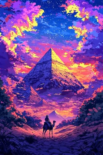 Erwachsene Diamond Painting DIY 5D Voll Bohren Set Wüstenpyramiden Kamel Bild Diamant Gemälde Diamant Malerei Arts Craft Perfekt Für Entspannung Und Wand Decor Quadratischer Diamant 20x30cm B1395 Erwachsene Diamond Painting DIY 5D Voll Bohren Set Wüstenpyramiden Kamel Bild Diamant Gemälde Diamant Malerei Arts Craft Perfekt Für Entspannung Und Wand Decor Quadratischer Diamant 20x30cm B1395 von Generic