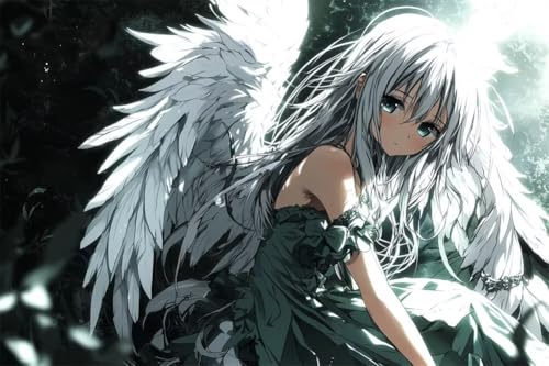 Erwachsene und Anfänger Diamond Painting DIY 5D Voll Bohren Set Anime Schöner Engel Bild Diamant Gemälde Diamant Malerei Arts Craft Perfekt Für Entspannung Und Wand Decor Runder Diamant 30x45cm C0770 Erwachsene und Anfänger Diamond Painting DIY 5D Voll Bohren Set Anime Schöner Engel Bild Diamant Gemälde Diamant Malerei Arts Craft Perfekt Für Entspannung Und Wand Decor Runder Diamant 30x45cm C0770 von Generic