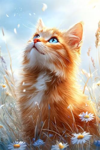 Erwachsene und Anfänger Diamond Painting DIY 5D Voll Bohren Set Blumen Süße Katze Bild Diamant Gemälde Diamant Malerei Arts Craft Perfekt Für Entspannung Und Decor Quadratischer Diamant 20x30cm C1156 Erwachsene und Anfänger Diamond Painting DIY 5D Voll Bohren Set Blumen Süße Katze Bild Diamant Gemälde Diamant Malerei Arts Craft Perfekt Für Entspannung Und Decor Quadratischer Diamant 20x30cm C1156 von Generic