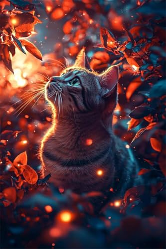 Erwachsene und Anfänger Diamond Painting DIY 5D Voll Bohren Set Blumen Süße Katze Bild Diamant Gemälde Diamant Malerei Arts Craft Perfekt Für Entspannung Und Decor Quadratischer Diamant 20x30cm C1498 Erwachsene und Anfänger Diamond Painting DIY 5D Voll Bohren Set Blumen Süße Katze Bild Diamant Gemälde Diamant Malerei Arts Craft Perfekt Für Entspannung Und Decor Quadratischer Diamant 20x30cm C1498 von Generic