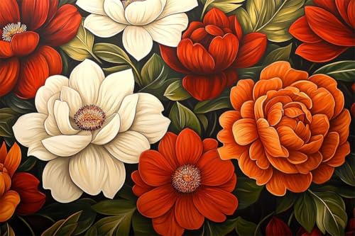 Erwachsene und Anfänger Diamond Painting DIY 5D Voll Bohren Set Bunte Blumen Bild Diamant Gemälde Diamant Malerei Arts Craft Perfekt Für Entspannung Und Wand Decor Runder Diamant 50x75cm C0584 Erwachsene und Anfänger Diamond Painting DIY 5D Voll Bohren Set Bunte Blumen Bild Diamant Gemälde Diamant Malerei Arts Craft Perfekt Für Entspannung Und Wand Decor Runder Diamant 50x75cm C0584 von Generic