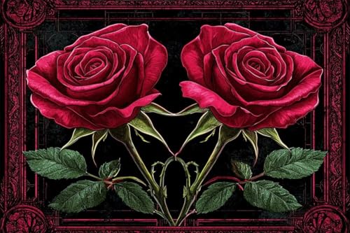 Erwachsene und Anfänger Diamond Painting DIY 5D Voll Bohren Set Buntglasrose Bild Diamant Gemälde Diamant Malerei Arts Craft Perfekt Für Entspannung Und Decor Quadratischer Diamant 100x150cm C1574 Erwachsene und Anfänger Diamond Painting DIY 5D Voll Bohren Set Buntglasrose Bild Diamant Gemälde Diamant Malerei Arts Craft Perfekt Für Entspannung Und Decor Quadratischer Diamant 100x150cm C1574 von Generic
