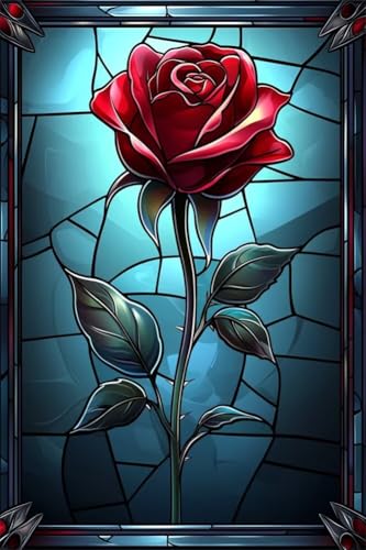 Erwachsene und Anfänger Diamond Painting DIY 5D Voll Bohren Set Buntglasrose Bild Diamant Gemälde Diamant Malerei Arts Craft Perfekt Für Entspannung Und Wand Decor Quadratischer Diamant 50x75cm C1147 Erwachsene und Anfänger Diamond Painting DIY 5D Voll Bohren Set Buntglasrose Bild Diamant Gemälde Diamant Malerei Arts Craft Perfekt Für Entspannung Und Wand Decor Quadratischer Diamant 50x75cm C1147 von Generic