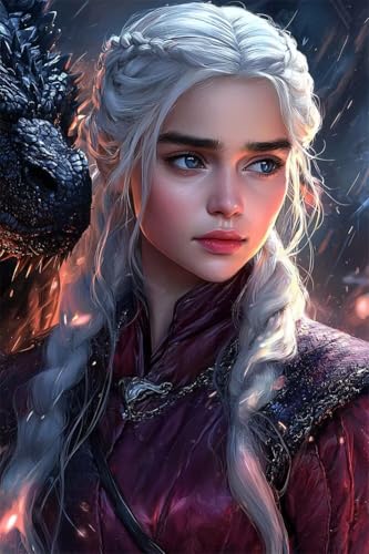 Erwachsene und Anfänger Diamond Painting DIY 5D Voll Bohren Set Drache Und Prinzessin Bild Diamant Gemälde Diamant Malerei Arts Craft Perfekt Für Entspannung Und Decor Runder Diamant 30x45cm C0031 Erwachsene und Anfänger Diamond Painting DIY 5D Voll Bohren Set Drache Und Prinzessin Bild Diamant Gemälde Diamant Malerei Arts Craft Perfekt Für Entspannung Und Decor Runder Diamant 30x45cm C0031 von Generic