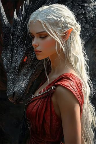 Erwachsene und Anfänger Diamond Painting DIY 5D Voll Bohren Set Drache Und Schönheit Bild Diamant Gemälde Diamant Malerei Arts Craft Perfekt Für Entspannung Und Decor Runder Diamant 90x135cm C0468 Erwachsene und Anfänger Diamond Painting DIY 5D Voll Bohren Set Drache Und Schönheit Bild Diamant Gemälde Diamant Malerei Arts Craft Perfekt Für Entspannung Und Decor Runder Diamant 90x135cm C0468 von Generic
