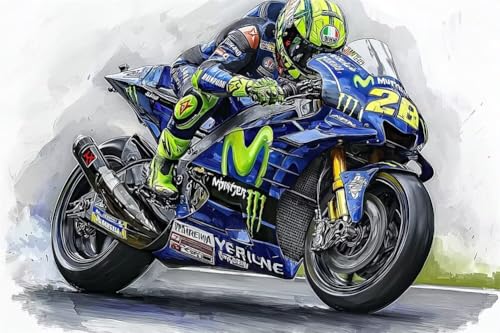 Erwachsene und Anfänger Diamond Painting DIY 5D Voll Bohren Set Motorradrennen Bild Diamant Gemälde Diamant Malerei Arts Craft Perfekt Für Entspannung Und Decor Quadratischer Diamant 50x75cm C1687 Erwachsene und Anfänger Diamond Painting DIY 5D Voll Bohren Set Motorradrennen Bild Diamant Gemälde Diamant Malerei Arts Craft Perfekt Für Entspannung Und Decor Quadratischer Diamant 50x75cm C1687 von Generic