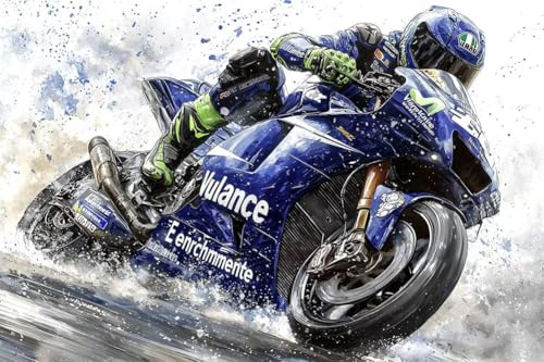 Erwachsene und Anfänger Diamond Painting DIY 5D Voll Bohren Set Raser Motorrad Bild Diamant Gemälde Diamant Malerei Arts Craft Perfekt Für Entspannung Und Decor Quadratischer Diamant 20x30cm C1586 Erwachsene und Anfänger Diamond Painting DIY 5D Voll Bohren Set Raser Motorrad Bild Diamant Gemälde Diamant Malerei Arts Craft Perfekt Für Entspannung Und Decor Quadratischer Diamant 20x30cm C1586 von Generic