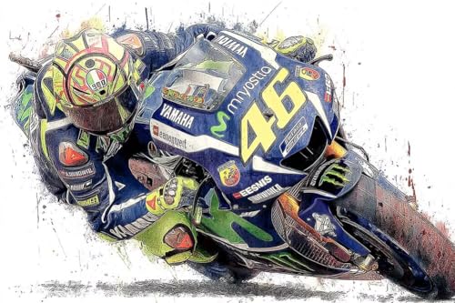 Erwachsene und Anfänger Diamond Painting DIY 5D Voll Bohren Set Raser Motorrad Bild Diamant Gemälde Diamant Malerei Arts Craft Perfekt Für Entspannung Und Decor Quadratischer Diamant 80x120cm C1692 Erwachsene und Anfänger Diamond Painting DIY 5D Voll Bohren Set Raser Motorrad Bild Diamant Gemälde Diamant Malerei Arts Craft Perfekt Für Entspannung Und Decor Quadratischer Diamant 80x120cm C1692 von Generic