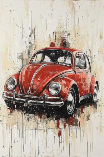 Erwachsene und Anfänger Diamond Painting DIY 5D Voll Bohren Set Rotes Retro Auto Bild Diamant Gemälde Diamant Malerei Arts Craft Perfekt Für Entspannung Und Decor Quadratischer Diamant 80x120cm C1484 Erwachsene und Anfänger Diamond Painting DIY 5D Voll Bohren Set Rotes Retro Auto Bild Diamant Gemälde Diamant Malerei Arts Craft Perfekt Für Entspannung Und Decor Quadratischer Diamant 80x120cm C1484 von Generic