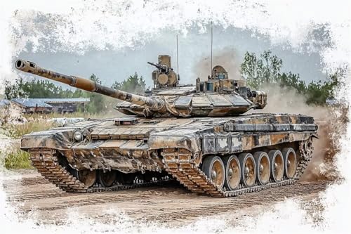 Erwachsene und Anfänger Diamond Painting DIY 5D Voll Bohren Set Schlachtfeldpanzer Bild Diamant Gemälde Diamant Malerei Arts Craft Perfekt Für Entspannung Und Wand Decor Runder Diamant 90x135cm C0577 Erwachsene und Anfänger Diamond Painting DIY 5D Voll Bohren Set Schlachtfeldpanzer Bild Diamant Gemälde Diamant Malerei Arts Craft Perfekt Für Entspannung Und Wand Decor Runder Diamant 90x135cm C0577 von Generic
