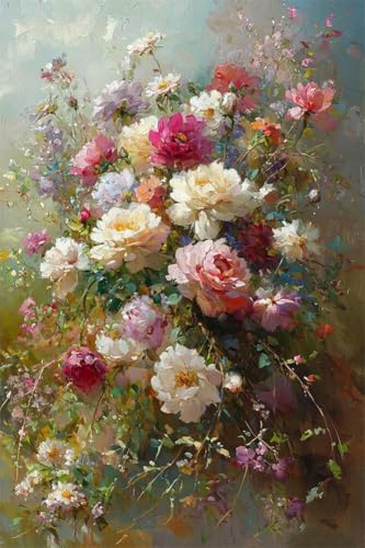 Erwachsene und Anfänger Diamond Painting DIY 5D Voll Bohren Set Schöne Bunte Blumen Bild Diamant Gemälde Diamant Malerei Arts Craft Perfekt Für Entspannung Und Wand Decor Runder Diamant 60x90cm C0411 Erwachsene und Anfänger Diamond Painting DIY 5D Voll Bohren Set Schöne Bunte Blumen Bild Diamant Gemälde Diamant Malerei Arts Craft Perfekt Für Entspannung Und Wand Decor Runder Diamant 60x90cm C0411 von Generic