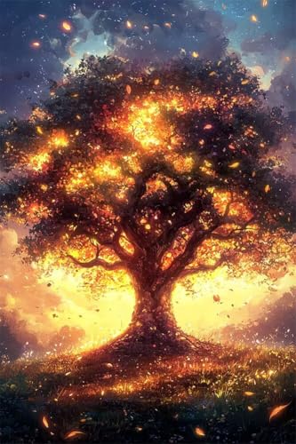 Erwachsene und Anfänger Diamond Painting DIY 5D Voll Bohren Set Schöner Großer Baum Bild Diamant Gemälde Diamant Malerei Arts Craft Perfekt Für Entspannung Und Wand Decor Runder Diamant 60x90cm C0084 Erwachsene und Anfänger Diamond Painting DIY 5D Voll Bohren Set Schöner Großer Baum Bild Diamant Gemälde Diamant Malerei Arts Craft Perfekt Für Entspannung Und Wand Decor Runder Diamant 60x90cm C0084 von Generic