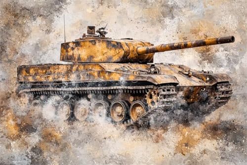 Erwachsene und Anfänger Diamond Painting DIY 5D Voll Bohren Set Tiger Panzer Bild Diamant Gemälde Diamant Malerei Arts Craft Perfekt Für Entspannung Und Wand Decor Quadratischer Diamant 60x90cm C1538 Erwachsene und Anfänger Diamond Painting DIY 5D Voll Bohren Set Tiger Panzer Bild Diamant Gemälde Diamant Malerei Arts Craft Perfekt Für Entspannung Und Wand Decor Quadratischer Diamant 60x90cm C1538 von Generic