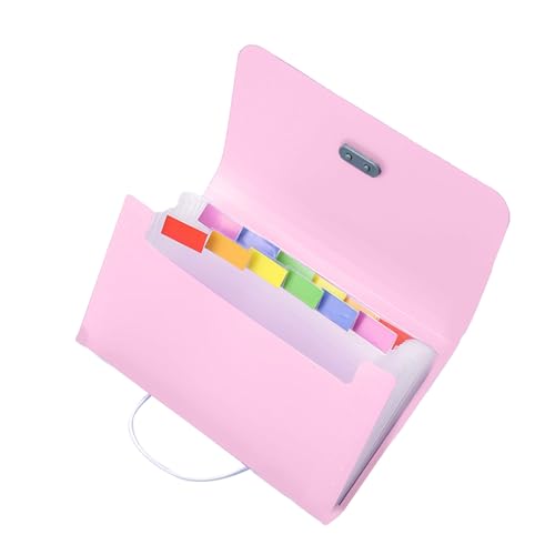 Erweiterung Dateiordner - 13 Taschen -Dateihalter Organizer | Papierdokument -Quittungsorganisator Einreichungsordner für Unterrichtsbüroreisen, große Kapazität langlebiger Speiche von Generic