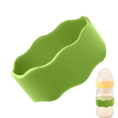 Etiketten für Fläschchen | Namensetiketten aus Silikon für Krippe | personalisierte Etiketten mit Datumsanzeige für Getränke, Reisen, Camping von Generic