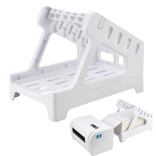 Etikettenhalter für Rollen | Etikettenhalter für Thermodruckerrollen für Fanfold | Etikettenrollenhalter für Desktop-Etikettendrucker, Etikettenhalter, Backofen von Generic
