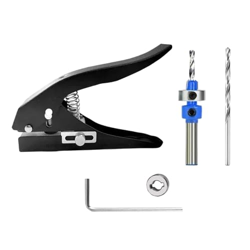 Extra robuster Locher, kreisförmiger Locher für Abzeichen, Kantenstanzer, für Zuhause, Geschäft, Karton, Papier, Holzarbeiten Extra robuster Locher, kreisförmiger Locher für Abzeichen, Kantenstanzer, für Zuhause, Geschäft, Karton, Papier, Holzarbeiten von Generic