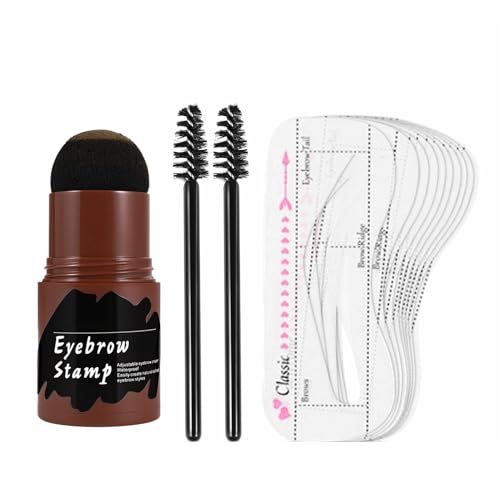 Eyebrow Stencil Kit – 10-Piece High-Contrast Brow Templates, Long-Lasting Makeup Aid | Easy-to-Use, Reusable Design, Perfect for Everyday Use, Suitable for All Ages von Generic