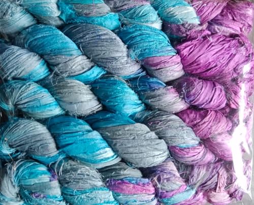 Fabuloz Vintage Sari-Band, 45,7 m, genäht, reine Seide, Sari-Band, Quasten, SKEINS, Rosa, Aquamarin, Grau, Schattierungen, Tagebuch, Scrapbook, Bastelprojekt, Dekorstreifen, Indien, Los, Schönheit Fabuloz Vintage Sari-Band, 45,7 m, genäht, reine Seide, Sari-Band, Quasten, SKEINS, Rosa, Aquamarin, Grau, Schattierungen, Tagebuch, Scrapbook, Bastelprojekt, Dekorstreifen, Indien, Los, Schönheit von Generic