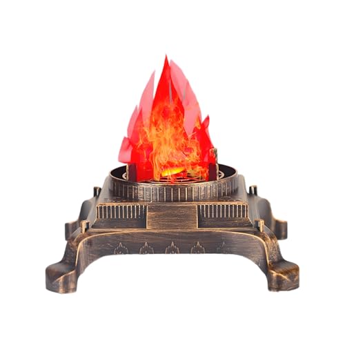 Fake Fire - Fake Lagerfeuer elektrisch USB - Tischdekoration für Partys Halloween Weihnachten Garten Schlafzimmer Innen von Generic