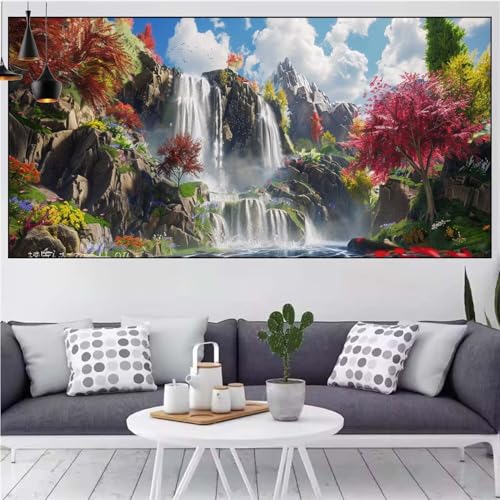 Fallen Diamond Painting xxl 100x200cm Diamond Painting Erwachsene Landschaft Diamant Malerei Set,Mosaikherstellung Malen Nach Zahlen Cross Stickerei Kunst Leinwand Malerei Kits,Gifts Frauen CN-913 Fallen Diamond Painting xxl 100x200cm Diamond Painting Erwachsene Landschaft Diamant Malerei Set,Mosaikherstellung Malen Nach Zahlen Cross Stickerei Kunst Leinwand Malerei Kits,Gifts Frauen CN-913 von Generic