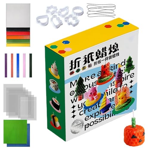 Faltbares -Set für Wachsspielzeug, faltbares Wachsspielzeug - Faltbares -Kunst-Set für kreative | Wachsgeformtes pädagogisches Spielzeug für Fantasie und Kreativität für Schulprojekte und von Generic