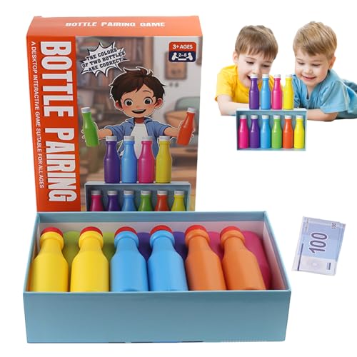 Familien Spiele,Farbzuordnungsspiel Mit Flaschen - Interaktives Gesellschaftsspiel Für Drinnen Draußen Erwachsene Kinder Familienfeste Geburtstage Familien Spiele,Farbzuordnungsspiel Mit Flaschen - Interaktives Gesellschaftsspiel Für Drinnen Draußen Erwachsene Kinder Familienfeste Geburtstage von Generic