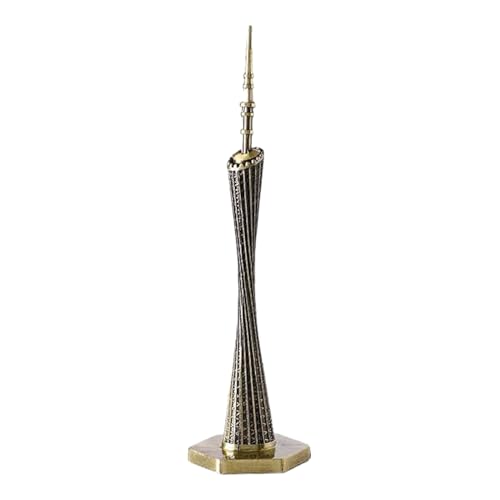 Famous World Architecture Metallstatue, Dekoration, Motto-Party-Dekoration, Kuchendekoration, Heimtisch, Sammlerstück, Geschenk (Kantonturm) von Generic