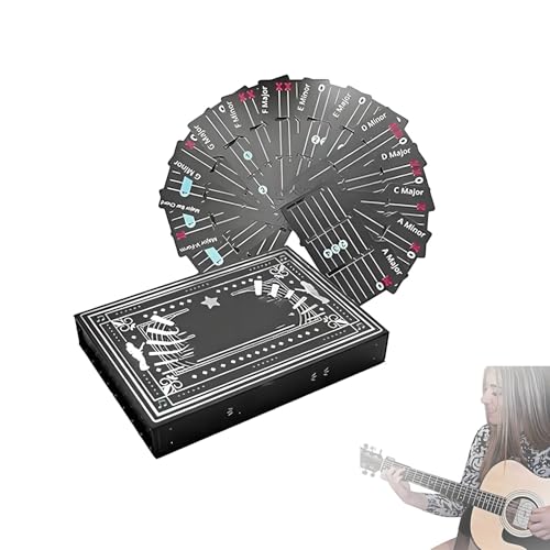Fantastische Karten for schnellen Erlernen von Gitarrenakkorden, 15 Blatt Gitarrenakkordkarten, Gitarrenakkordkarten for Anfänger, tragbares Gitarren-Starterkit, Lerntools Fantastische Karten for schnellen Erlernen von Gitarrenakkorden, 15 Blatt Gitarrenakkordkarten, Gitarrenakkordkarten for Anfänger, tragbares Gitarren-Starterkit, Lerntools von Generic