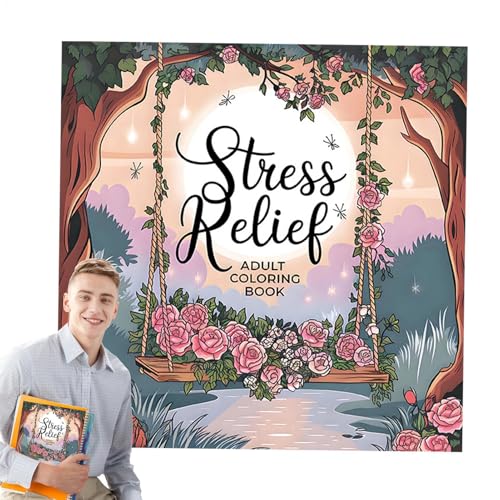 Farbbuch für Erwachsene, niedliche Malbücher | aus dem lustigen Stressbuch | Erhöhen Sie Ihr Stimmungsspielzeug, Ausmalspielzeug für Frauen, Männer, Farbbuch für Erwachsene, niedliche Malbücher | aus dem lustigen Stressbuch | Erhöhen Sie Ihr Stimmungsspielzeug, Ausmalspielzeug für Frauen, Männer, von Generic