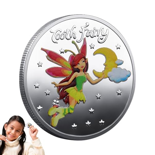 Fee Dei, Belohnung für Verlorene Erinnerungen, Souvenirwechsel, versilbert/vergoldet, nicht kreisförmig, für Kinder von Generic