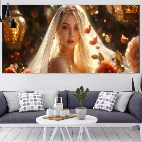 Fee Diamond Painting xxl 75x150cm Diamond Painting Erwachsene Blume Diamant Malerei Set,Mosaikherstellung Malen Nach Zahlen Cross Stickerei Kunst Leinwand Malerei Kits,Décor Geschenke Frauen CN-1075 Fee Diamond Painting xxl 75x150cm Diamond Painting Erwachsene Blume Diamant Malerei Set,Mosaikherstellung Malen Nach Zahlen Cross Stickerei Kunst Leinwand Malerei Kits,Décor Geschenke Frauen CN-1075 von Generic