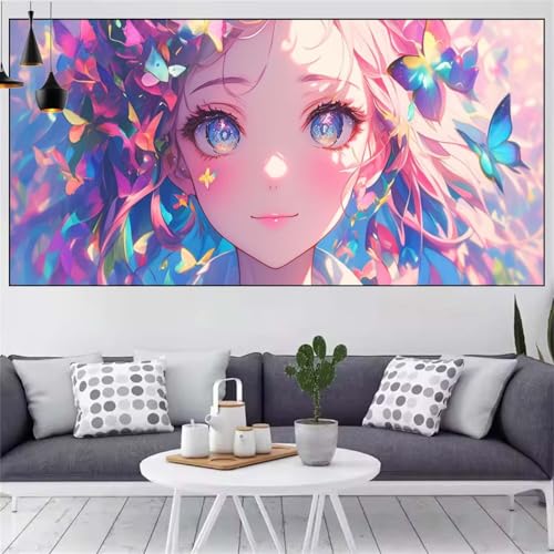 Fee Diamond Painting xxl 80x160cm Diamond Painting Erwachsene Schmetterling Diamant Malerei Set,Mosaikherstellung Malen Nach Zahlen Cross Stickerei Kunst Leinwand Malerei Kits,Gifts Frauen CN-1066 Fee Diamond Painting xxl 80x160cm Diamond Painting Erwachsene Schmetterling Diamant Malerei Set,Mosaikherstellung Malen Nach Zahlen Cross Stickerei Kunst Leinwand Malerei Kits,Gifts Frauen CN-1066 von Generic