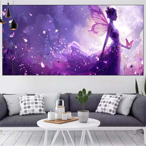 Fee Diamond Painting xxl 80x160cm Diamond Painting Erwachsene Schmetterling Diamant Malerei Set,Mosaikherstellung Malen Nach Zahlen Cross Stickerei Kunst Leinwand Malerei Kits,Gifts Frauen CN-1069 Fee Diamond Painting xxl 80x160cm Diamond Painting Erwachsene Schmetterling Diamant Malerei Set,Mosaikherstellung Malen Nach Zahlen Cross Stickerei Kunst Leinwand Malerei Kits,Gifts Frauen CN-1069 von Generic