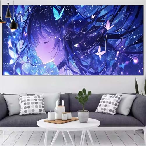 Fee Diamond Painting xxl 90x180cm Diamond Painting Erwachsene Karikatur Diamant Malerei Set,Mosaikherstellung Malen Nach Zahlen Cross Stickerei Kunst Leinwand Malerei Kits,Décor Gifts Frauen CN-1062 von Generic