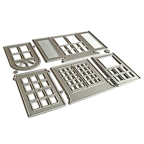 Generic Fenster-Stanzformen aus Karbonstahl, Prägeschablonen für DIY, Scrapbooking, Fotoalbum, Prägeschablone, dekorative Karten, Basteln von Generic