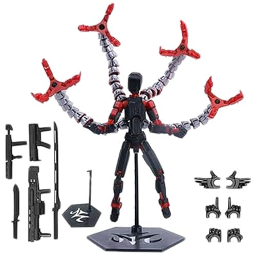 Fertige montierte T13 Action-Figur Mehrgelenkiger Roboter beweglich Sammlerfigur for Zuhause und Büro Dekoration von Generic