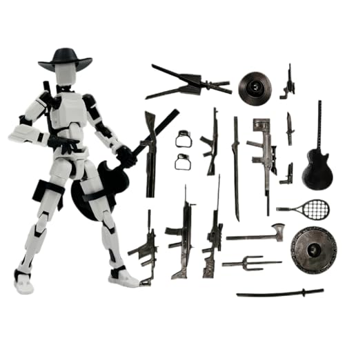 Fertige montierte T13 Action-Figur Mehrgelenkiger Roboter beweglich Sammlerfigur for Zuhause und Büro Dekoration von Generic