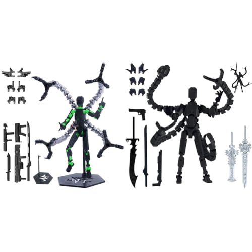 Fertige montierte T13 Action-Figur Mehrgelenkiger Roboter beweglich Sammlerfigur for Zuhause und Büro Dekoration Fertige montierte T13 Action-Figur Mehrgelenkiger Roboter beweglich Sammlerfigur for Zuhause und Büro Dekoration von Generic