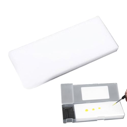 Feuchte Farbpalette, Nass-Palette - Professionelle Farbpalette, die feucht bleibt | Tragbare Nass-Farb-Aufbewahrungspalette, für den Außenbereich, für Hausaufgaben Feuchte Farbpalette, Nass-Palette - Professionelle Farbpalette, die feucht bleibt | Tragbare Nass-Farb-Aufbewahrungspalette, für den Außenbereich, für Hausaufgaben von Generic