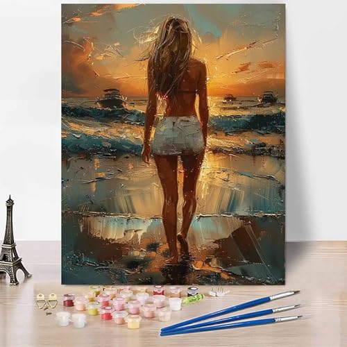 Figur Malen Nach Zahlen Erwachsene Frau Malen Nach Zahlen Kreativ Set Erwachsene 20×30cm, Leinwand Ölgemälde Bastelset mit Pinsel und Farben für Zimmer Deko, Geschenke für Frauen, Ohne Rahmen -XY74E6 Figur Malen Nach Zahlen Erwachsene Frau Malen Nach Zahlen Kreativ Set Erwachsene 20×30cm, Leinwand Ölgemälde Bastelset mit Pinsel und Farben für Zimmer Deko, Geschenke für Frauen, Ohne Rahmen -XY74E6 von Generic