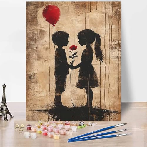 Figur Malen Nach Zahlen Erwachsene Junge Malen Nach Zahlen Kreativ Set Erwachsene 70×95cm, Leinwand Ölgemälde Bastelset mit Pinsel und Farben für Zimmer Deko, Geschenke für Frauen, Ohne Rahmen -XY80 Figur Malen Nach Zahlen Erwachsene Junge Malen Nach Zahlen Kreativ Set Erwachsene 70×95cm, Leinwand Ölgemälde Bastelset mit Pinsel und Farben für Zimmer Deko, Geschenke für Frauen, Ohne Rahmen -XY80 von Generic