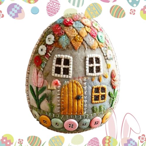 Filzeier-Kits – -Filz-Eier-Kits | - -Kunstprojekte, Haus, Kükenhaus-Bastelset mit Materialpaket und Anleitung, Osterdekorationen Party Filzeier-Kits – -Filz-Eier-Kits | - -Kunstprojekte, Haus, Kükenhaus-Bastelset mit Materialpaket und Anleitung, Osterdekorationen Party von Generic