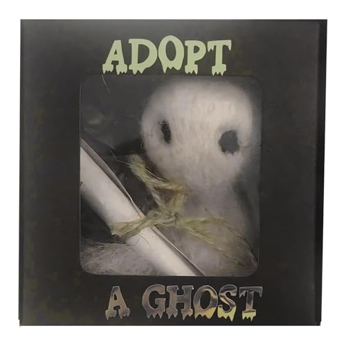 Filzgeist - Geisteradoption mit einer kleinen Schriftrolle - Niedliches übernatürliches Geister-Filzspielzeug aus dem Ghost Doll Adoption Program, Geister-Begleitpuppe, Süße Mini-Geisterpuppe Hallowee Filzgeist - Geisteradoption mit einer kleinen Schriftrolle - Niedliches übernatürliches Geister-Filzspielzeug aus dem Ghost Doll Adoption Program, Geister-Begleitpuppe, Süße Mini-Geisterpuppe Hallowee von Generic