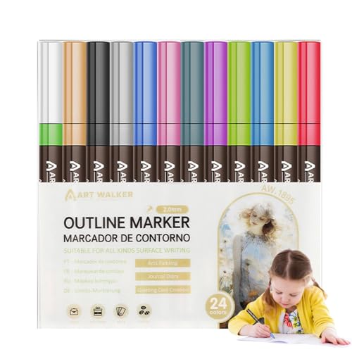 Filzstifte für Kinder, leuchtende Marker | Zeichenstifte mit Glitzer-Stift, Konturenstifte, Glitzer-Stifte, funkelnde Stifte für Keramik, Schreiben, Buchstaben, Ritag-Album Filzstifte für Kinder, leuchtende Marker | Zeichenstifte mit Glitzer-Stift, Konturenstifte, Glitzer-Stifte, funkelnde Stifte für Keramik, Schreiben, Buchstaben, Ritag-Album von Generic