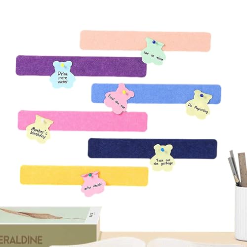 Filzstreifen | 6 Filzstreifen aus leichtem Filz aus Kork für die Wand - Selbstklebende Korkpinnwand Pinnwand selbstklebend Pinnwand Haftnotiz Memostreifen Pinnwand Filzstreifen | 6 Filzstreifen aus leichtem Filz aus Kork für die Wand - Selbstklebende Korkpinnwand Pinnwand selbstklebend Pinnwand Haftnotiz Memostreifen Pinnwand von Generic